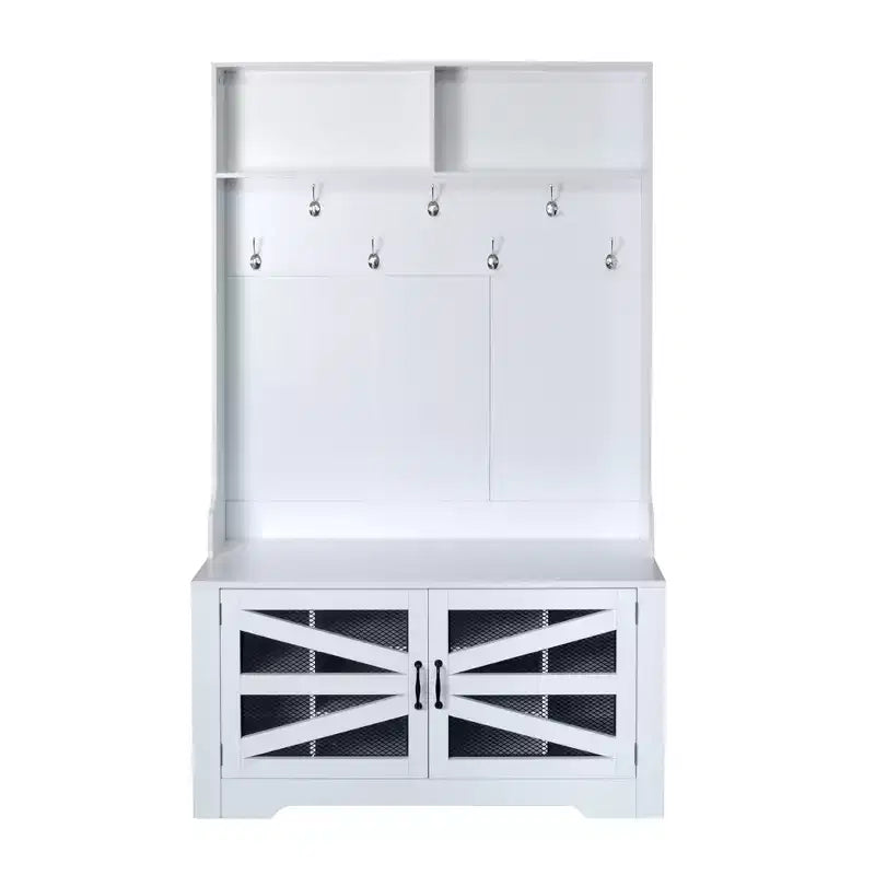 Banc d'entrée avec porte-manteau, Meuble d'entrée design