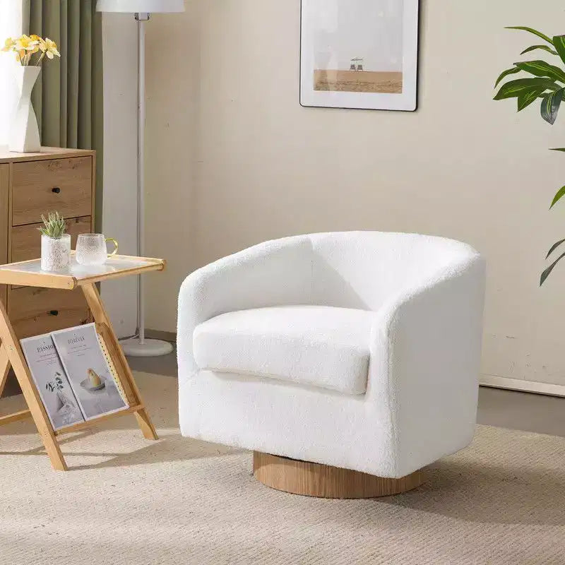 Fauteuil crapaud pivotant pour salon