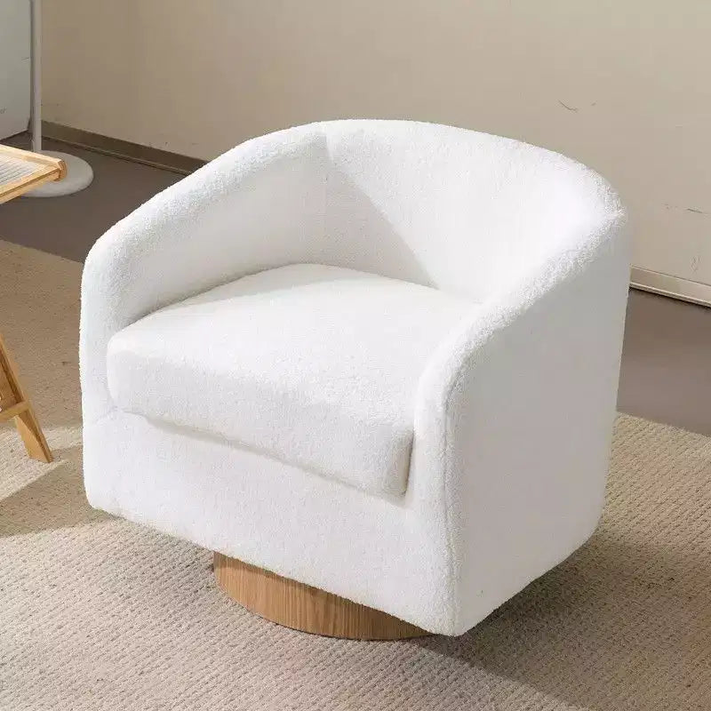 Fauteuil crapaud pivotant pour salon