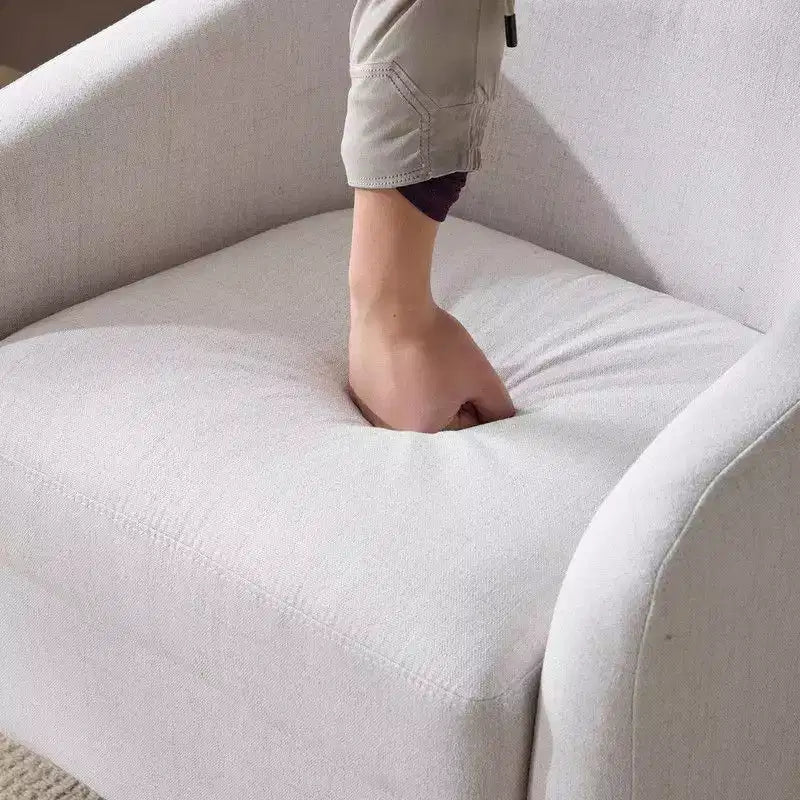 Fauteuil crapaud pivotant pour salon