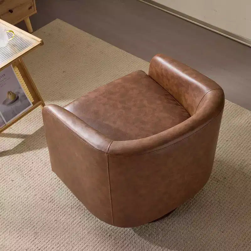 Fauteuil crapaud pivotant pour salon