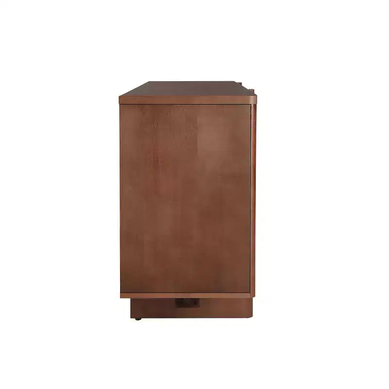 Buffet en bois moderne minimaliste avec rangement polyvalent
