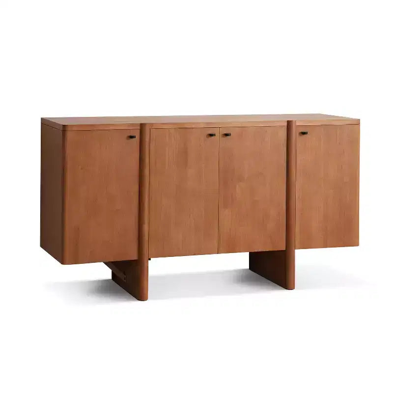 Buffet en bois moderne minimaliste avec rangement polyvalent
