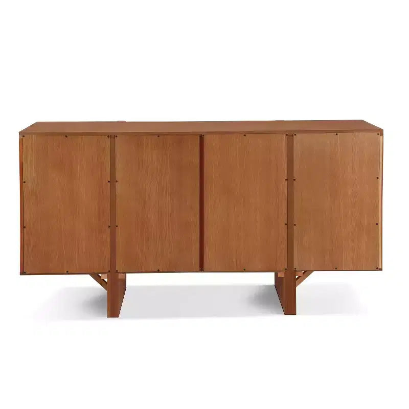 Buffet en bois moderne minimaliste avec rangement polyvalent