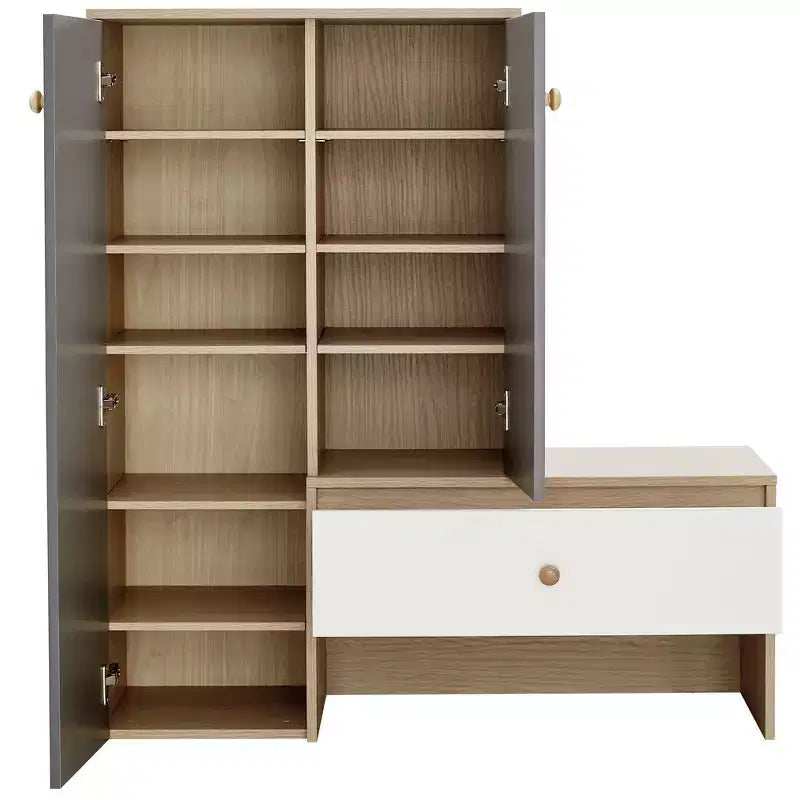 Banc de rangement à chaussures multifonctionnel, armoires à chaussures, étagère à chaussures avec banc