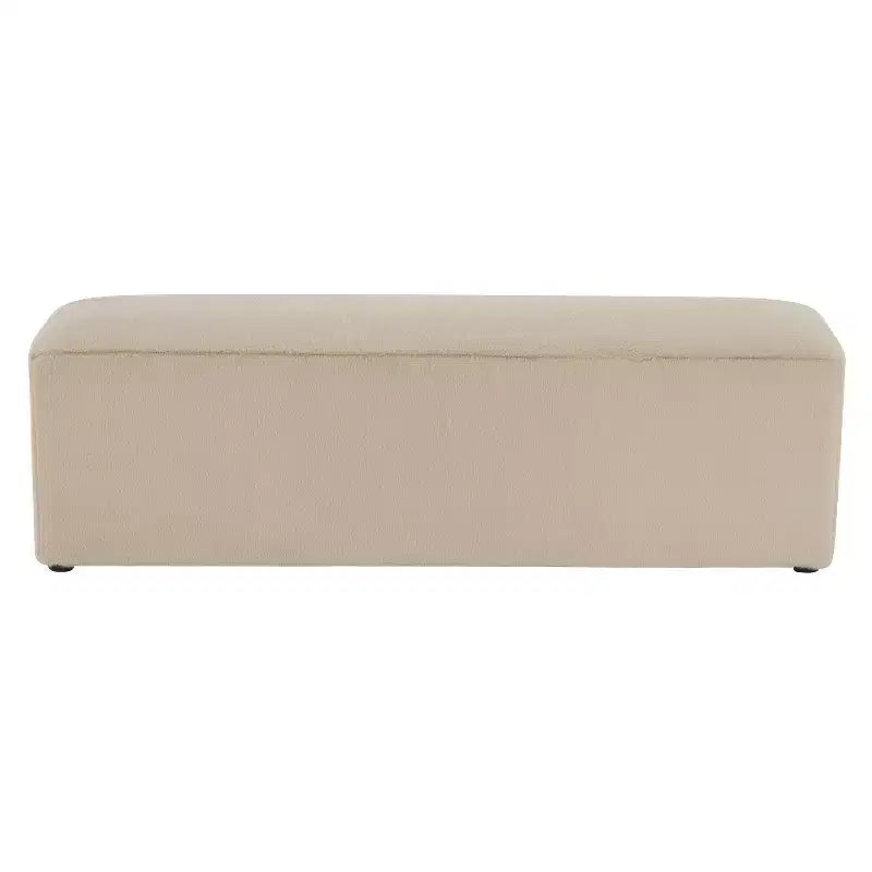 Long pouf rembourré moderne