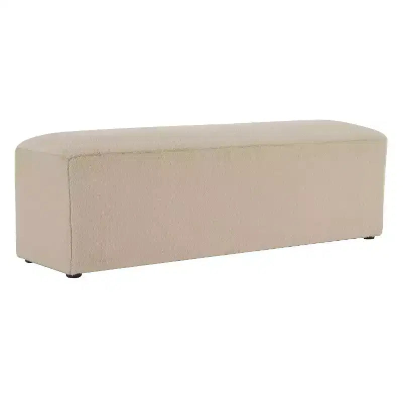 Long pouf rembourré moderne
