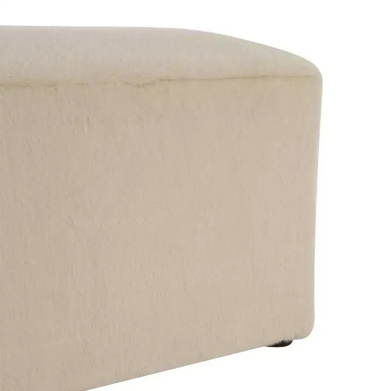 Long pouf rembourré moderne