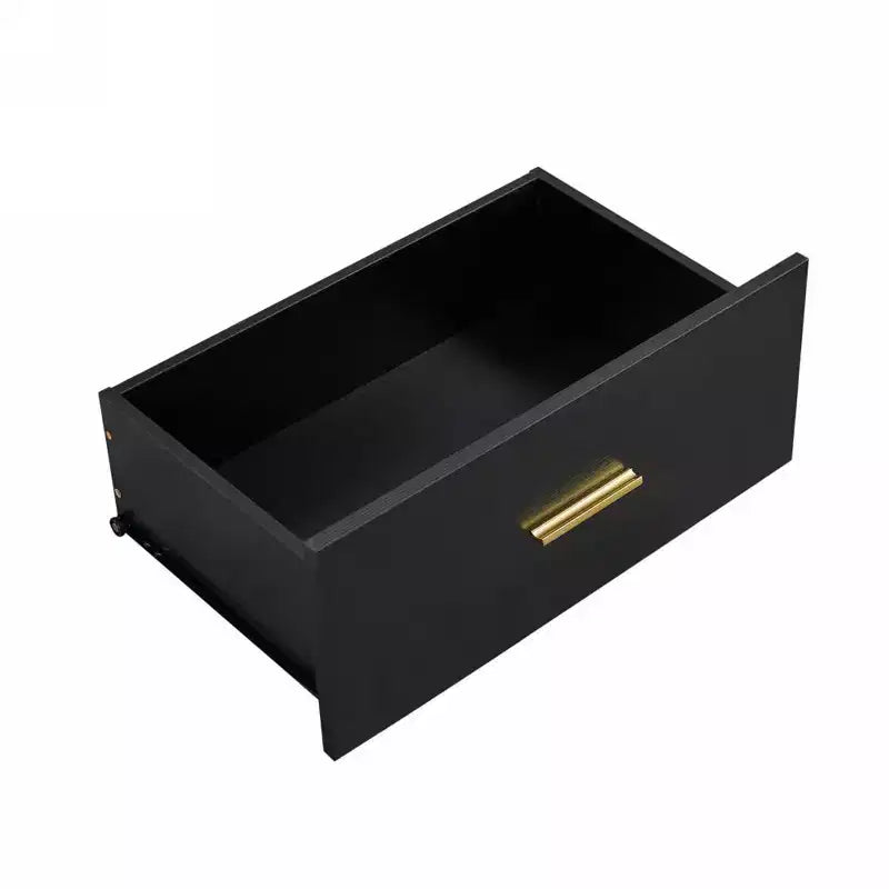 Commode moderne à 8 ou 9 tiroirs avec poignées dorées, large meuble de rangement pour chambre à coucher