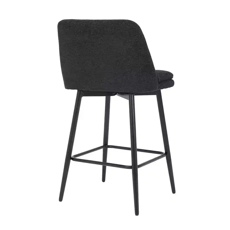 Tabourets de bar pivotants à hauteur de comptoir, pivotant à 360°, rembourrés, hauteur d'assise 65 cm
