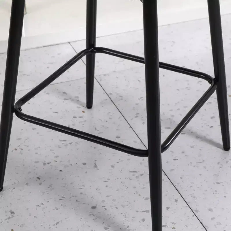 Tabourets de bar pivotants à hauteur de comptoir, pivotant à 360°, rembourrés, hauteur d'assise 65 cm