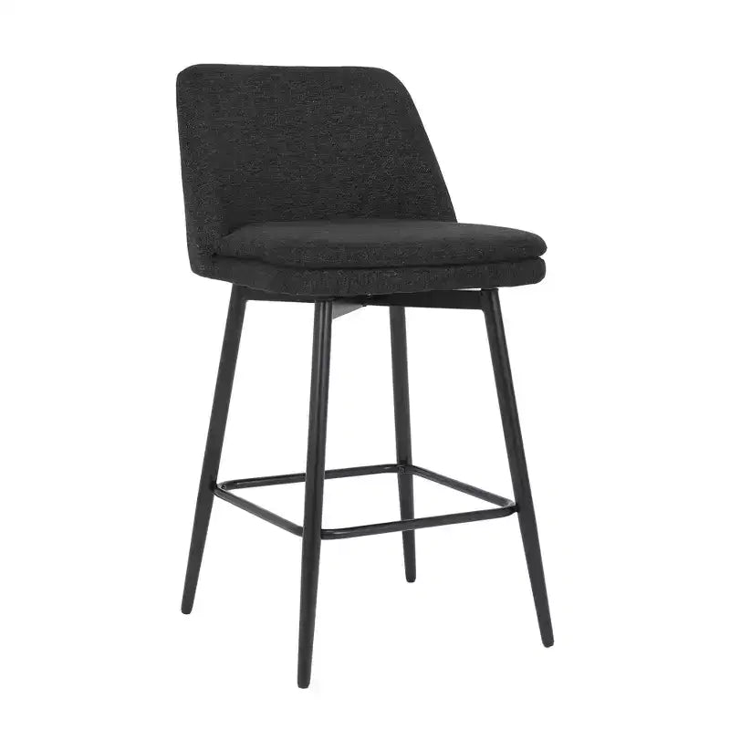Tabourets de bar pivotants à hauteur de comptoir, pivotant à 360°, rembourrés, hauteur d'assise 65 cm