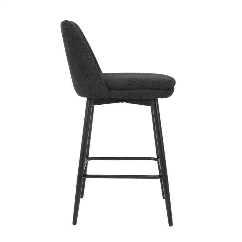 Tabourets de bar pivotants à hauteur de comptoir, pivotant à 360°, rembourrés, hauteur d'assise 65 cm