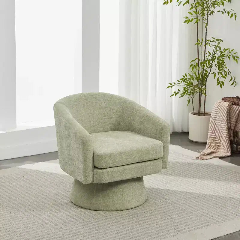 Fauteuil pivotant contemporain 360 en chenille
