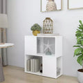 Armoire à Livres Blanche Bois d'Ingénierie Armoire à Livres Moyenne