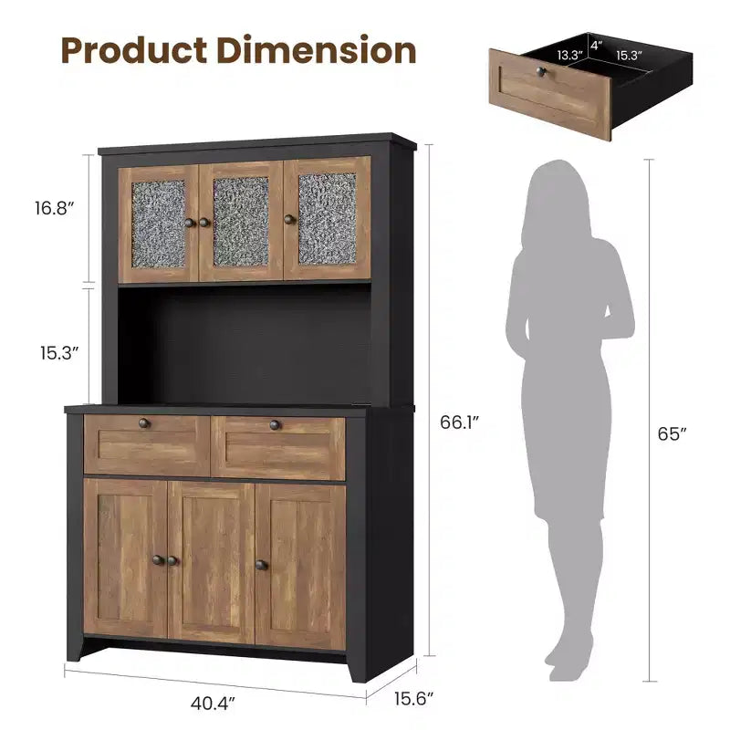 Meuble de rangement haut de cuisine avec station de recharge, Armoire de rangement de cuisine moderne