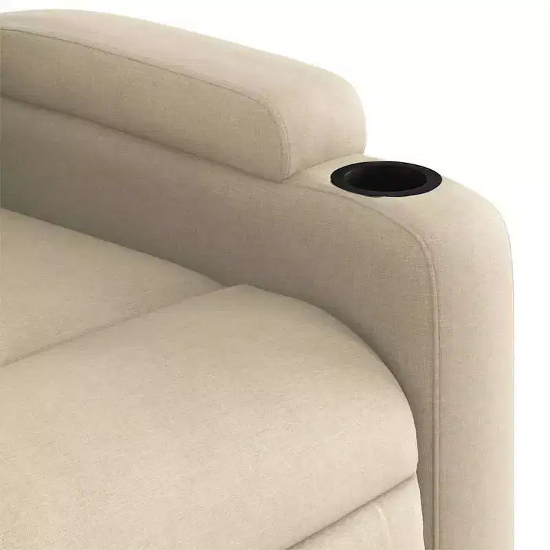 Fauteuil inclinable de massage relevable gris foncé