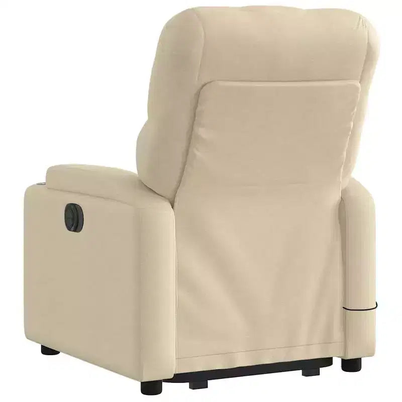 Fauteuil inclinable de massage relevable gris foncé