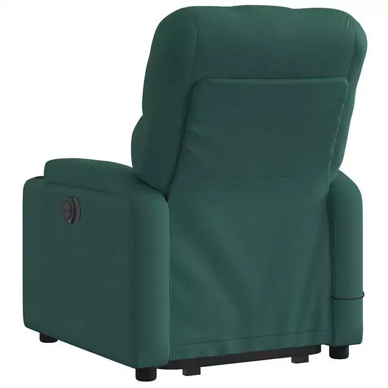 Fauteuil inclinable de massage relevable gris foncé