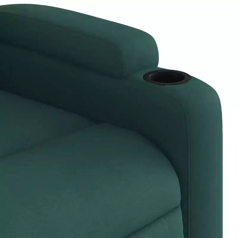 Fauteuil inclinable de massage relevable gris foncé