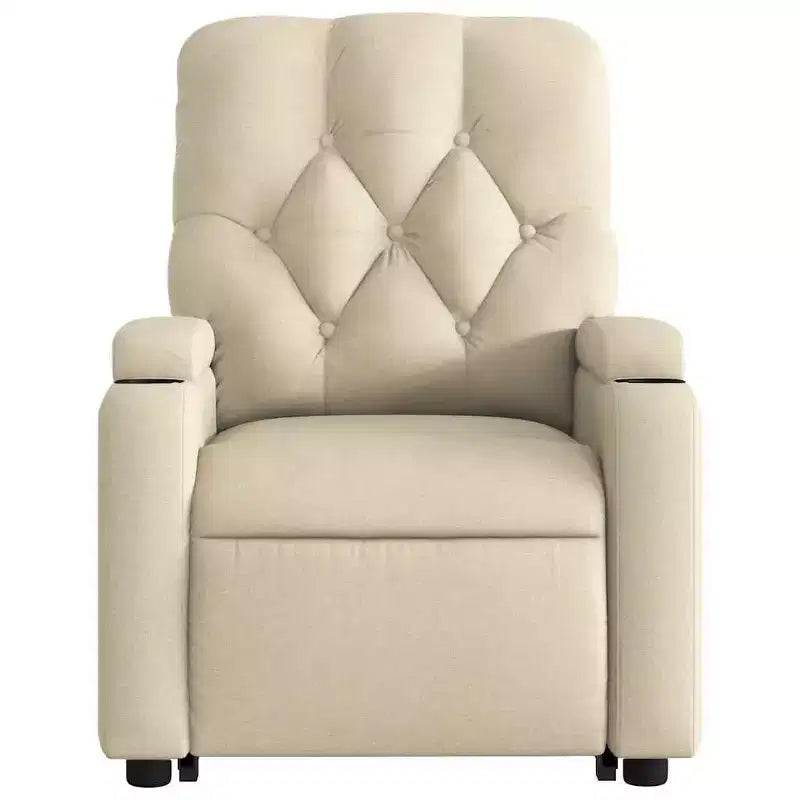Fauteuil inclinable de massage relevable gris foncé