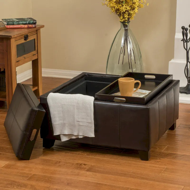 Modern Multifunctional Upholstered Ottoman