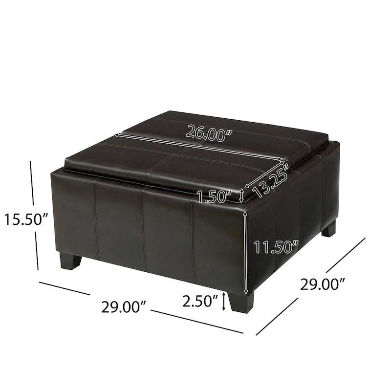 Modern Multifunctional Upholstered Ottoman