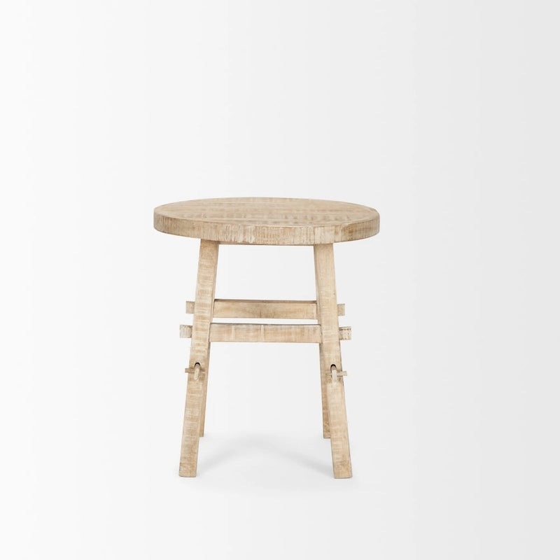 Rosie Small Blonde Wood End Table
