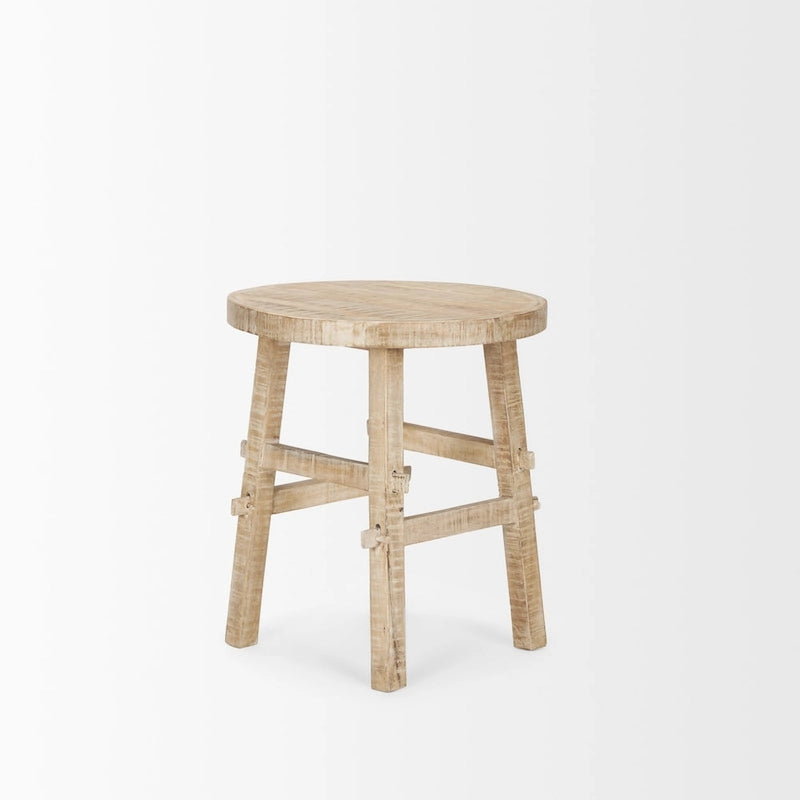 Rosie Small Blonde Wood End Table