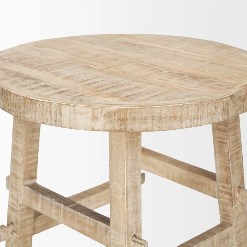 Rosie Small Blonde Wood End Table