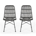 Assisi Wicker Dining Chairs (Set of 2) by Christopher Knight Home