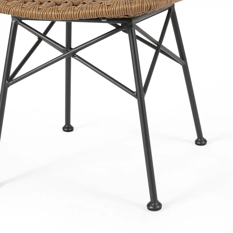 Assisi Wicker Dining Chairs (Set of 2) by Christopher Knight Home