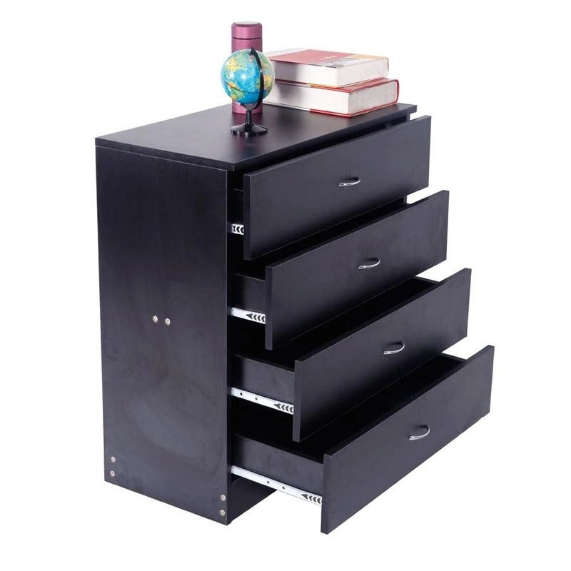 3/4 Drawers Dresser Wood Chest Cabinet