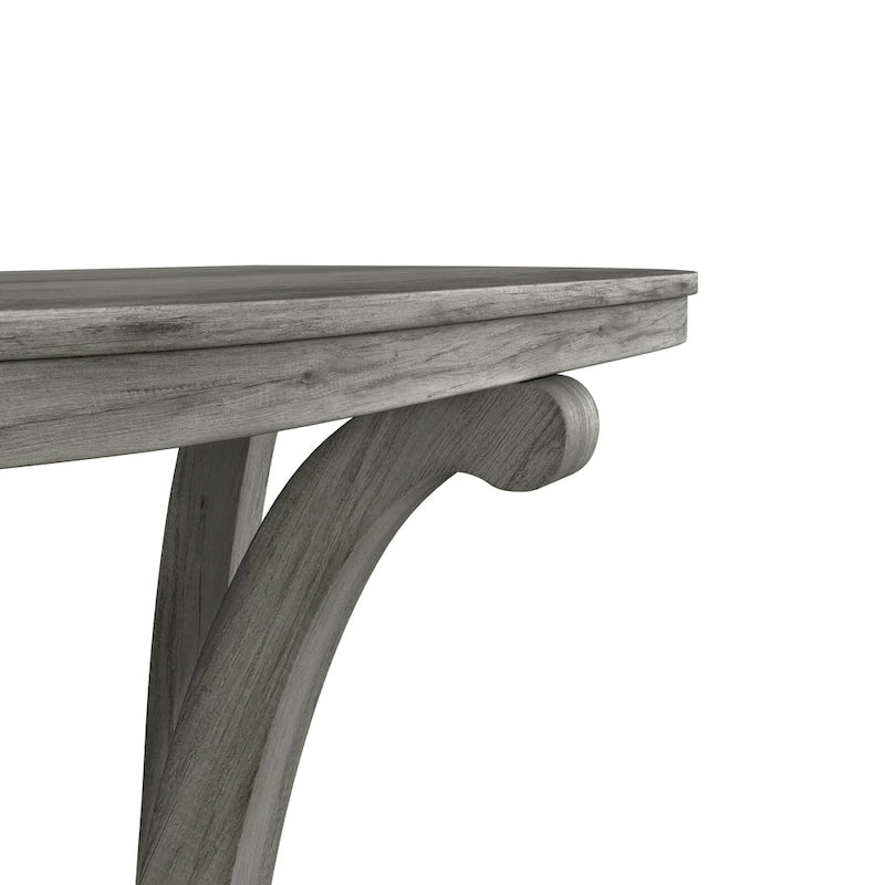 DH BASIC Farmhouse Vintage Grey Oak 48-inch Entryway Console Table by Denhour