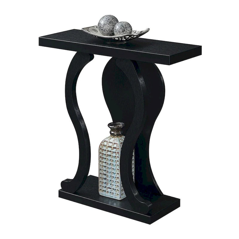 Convenience Concepts Newport Terry B Console Table with Shelf