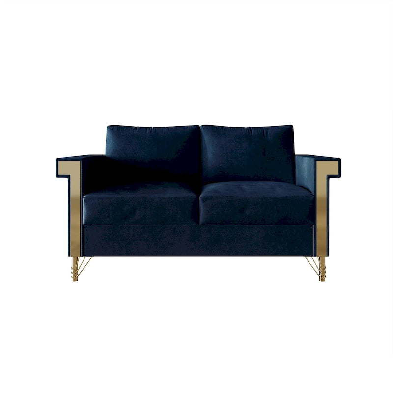 CraftPorch Luxurious Velvet Upholstered Loveseat