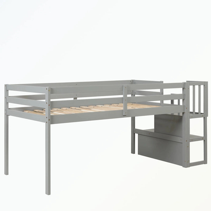 Loft bed with staircase,twin size