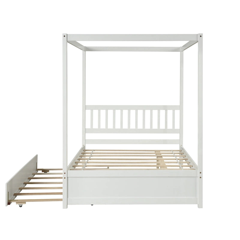 Full bed with twin trundle