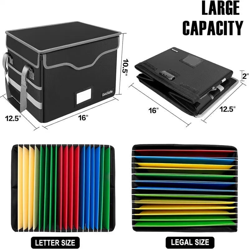 File Box Fireproof Document