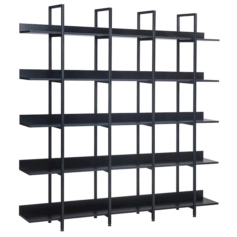 5 Tier Bookcase Home Office Open Bookshelf