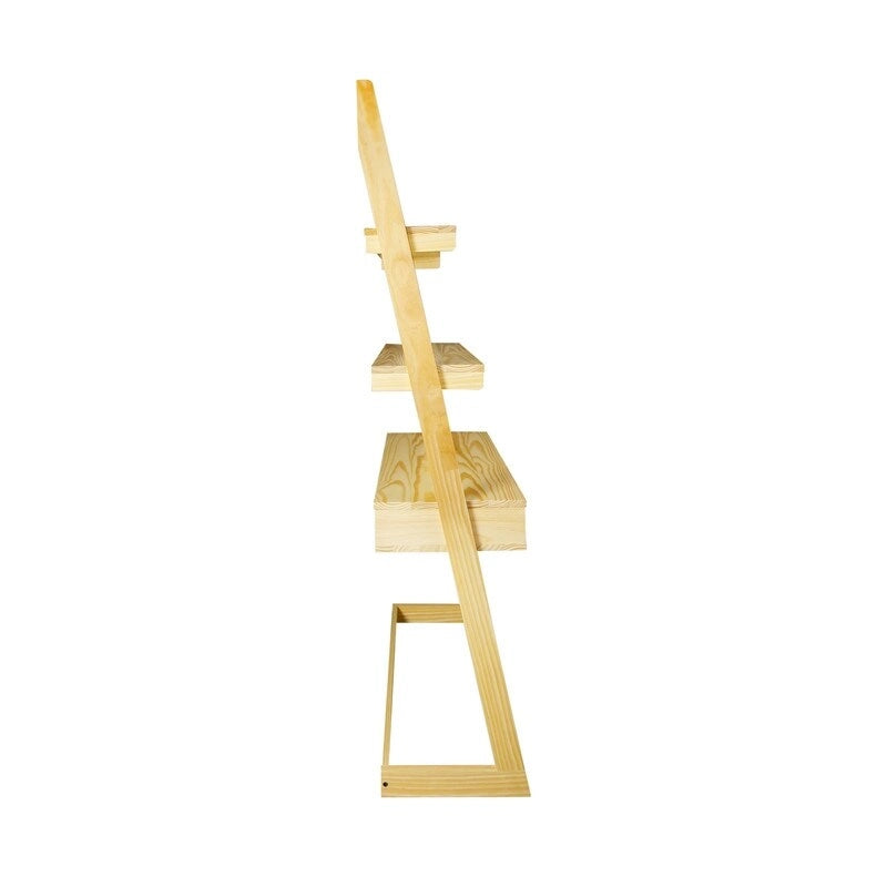 Freestanding Ladder Desk with Drawer with Solid American Hardwood