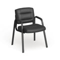 Upholstered Tufted Executive Reception Chair - Black