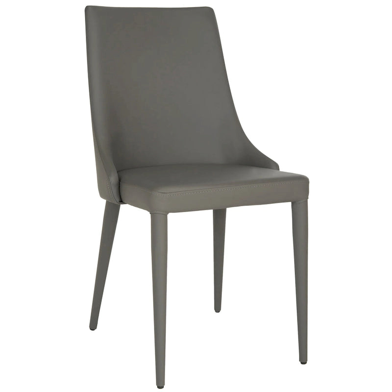 SAFAVIEH Socorro Mid-Century Modern White Dining Chair (Set of 2) - 23.6 x 19.6 x 35.5 - 24Wx20Dx36H