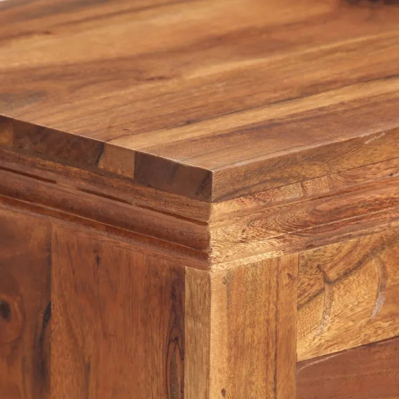 vidaXL Sideboard 24.8x11.8x29.5 Solid Acacia Wood