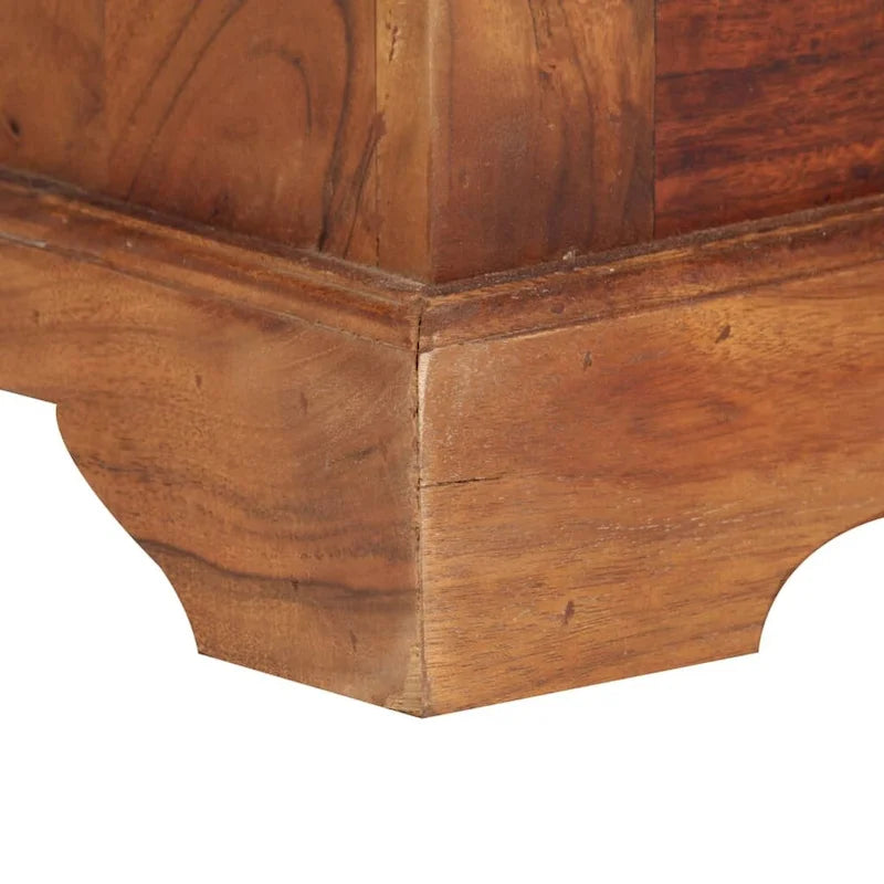 vidaXL Sideboard 24.8x11.8x29.5 Solid Acacia Wood