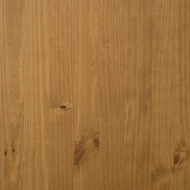 vidaXL Sideboard with Glass Door FLAM 31.5x15.7x31.5 Solid Wood Pine - 31.5 x 15.7 x 31.5