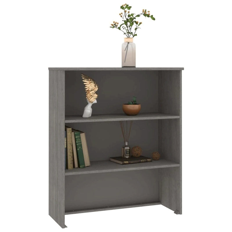 vidaXL Cabinet Top for Highboard Sideboard with Shelves HAMAR Solid Wood Pine - 33.5x13.8x39.4