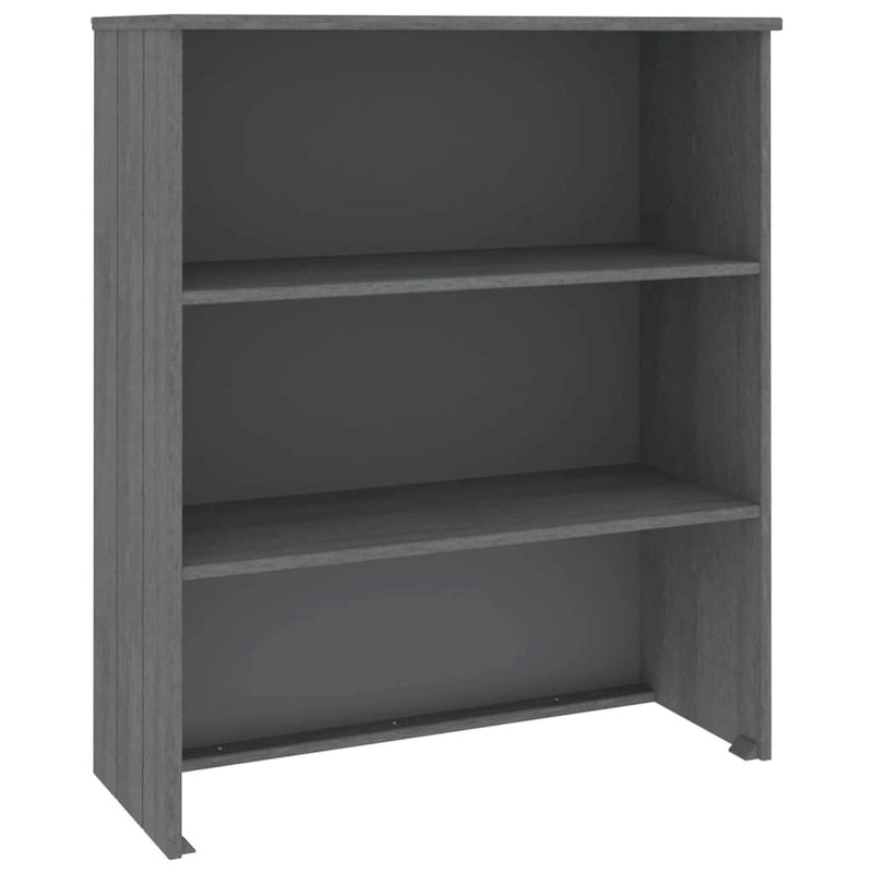 vidaXL Cabinet Top for Highboard Sideboard with Shelves HAMAR Solid Wood Pine - 33.5x13.8x39.4