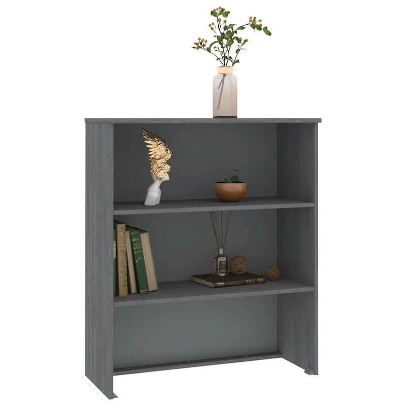 vidaXL Cabinet Top for Highboard Sideboard with Shelves HAMAR Solid Wood Pine - 33.5x13.8x39.4