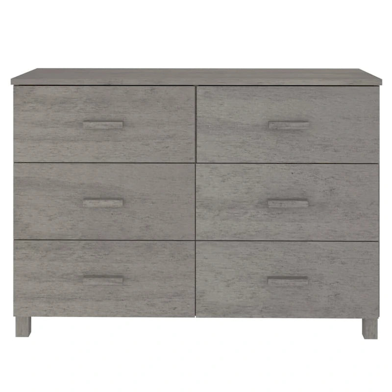 vidaXL Sideboard Buffet Console Cabinet with Storage HAMAR Solid Wood Pine - 44.5x15.7x31.5